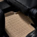 REZAW PLAST Rubber Floor Liners for Audi A6 2012-2018 Waterproof Beige 