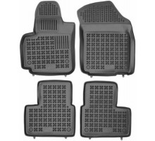 Rezaw-Plast Floor Mats for Suzuki SX4 2007-2014 2 Rows All Weather TPE rubber Liners Molded Odor Hatchback Black